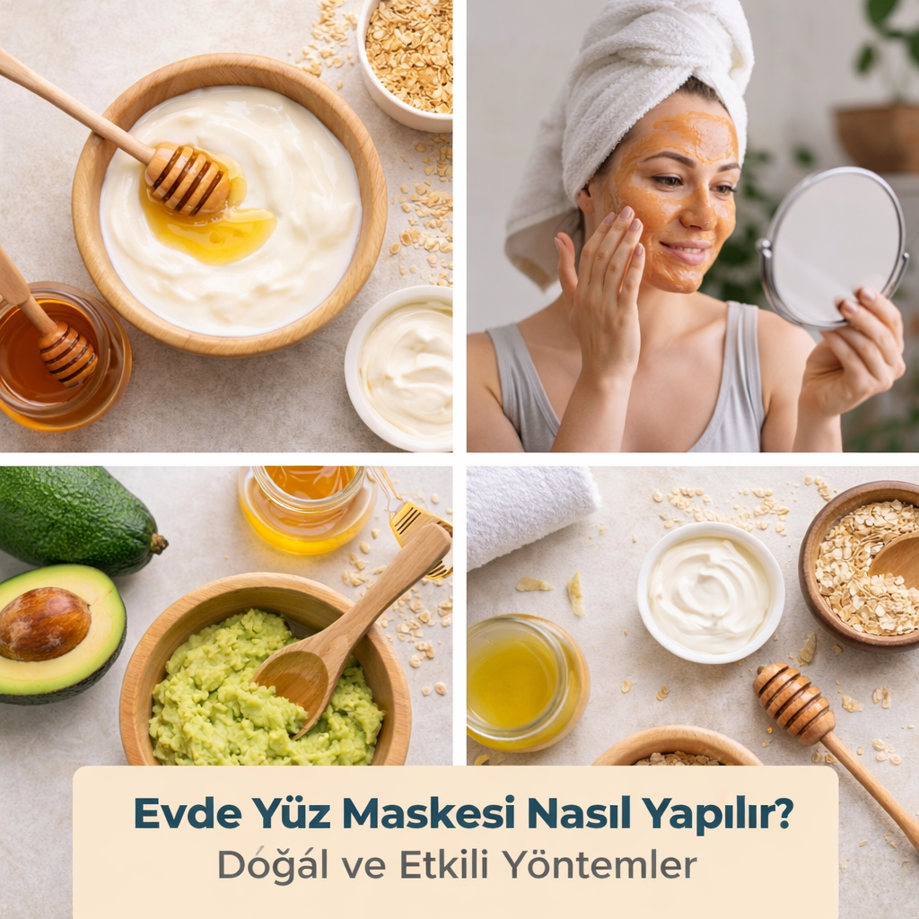 Evde Yüz Maskesi Nasıl Yapılır? Doğal ve Etkili Yöntemler